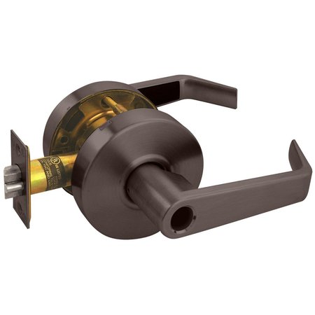 ARROW Grade 2 Storeroom Cylindrical Lock, Sierra Lever, Conventional Less Cylinder, Oil-Rubbed Bronze Fini RL12-SR-10B-LC